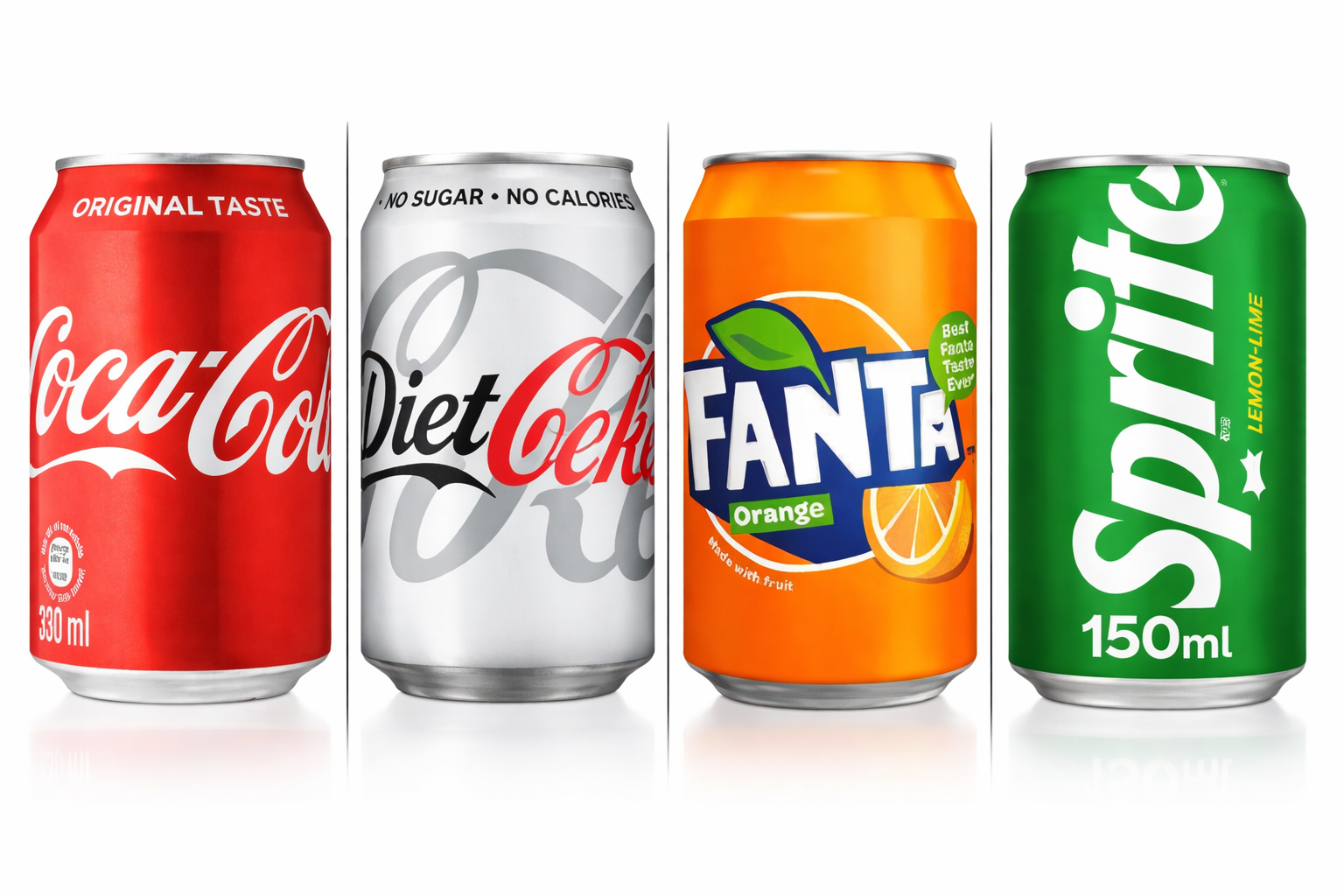 Coke/ Diet Coke/ Fanta/ Sprite